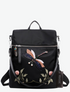 Savanna Dragonfly Embroidery Backpack