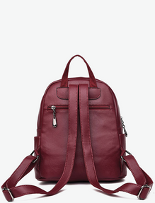 Reagan Tassel Leather Backpack