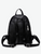 Curve Zipper Leather Backpack