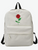 Rose Flower Embroidery Backpack