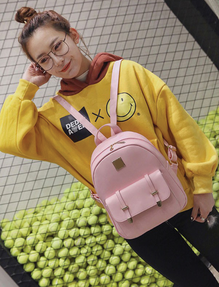 Jade Leather Backpack